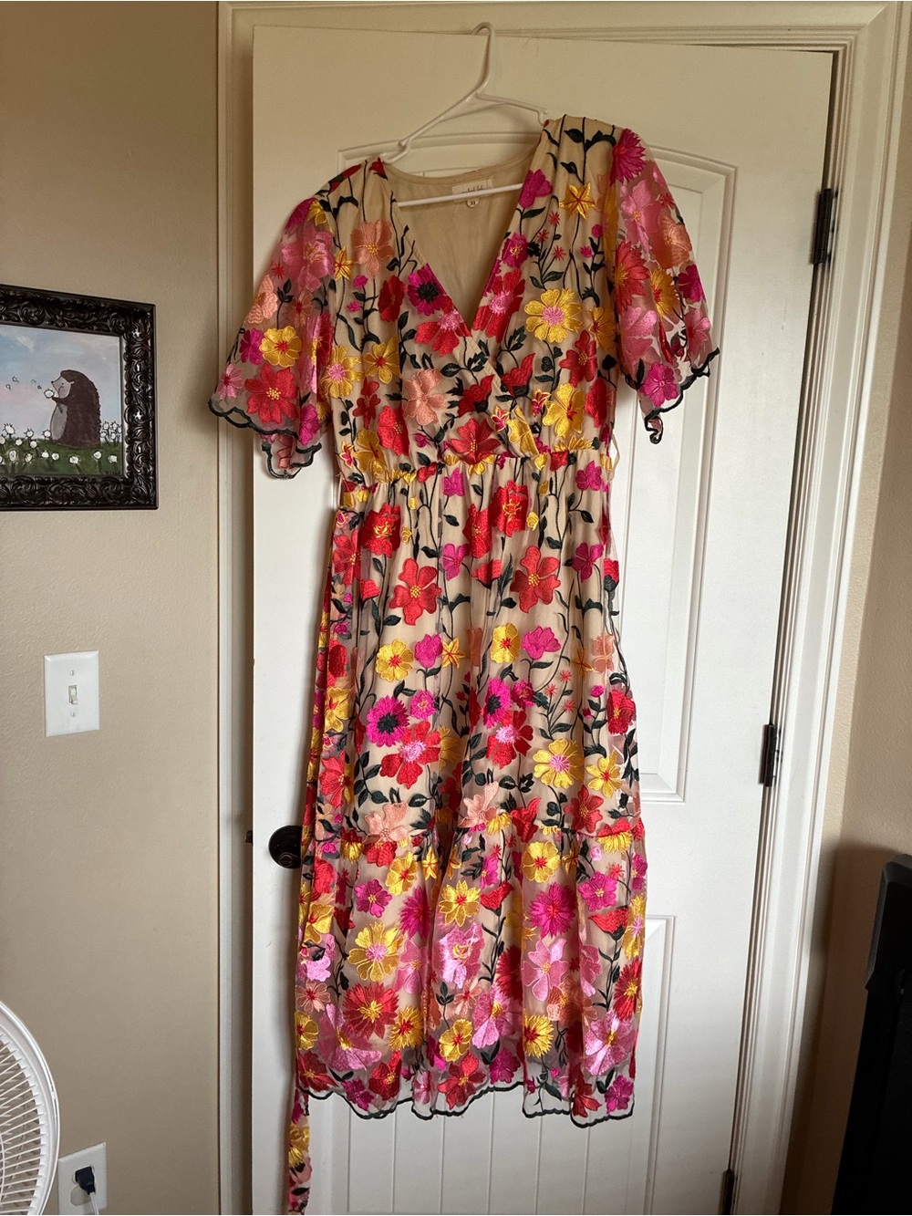 GUC XL One Loved Babe Floral Dress - Picture 2 of 4